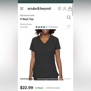 Med Couture Scrub top